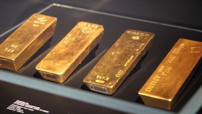 Gold bars. Picture: AFP