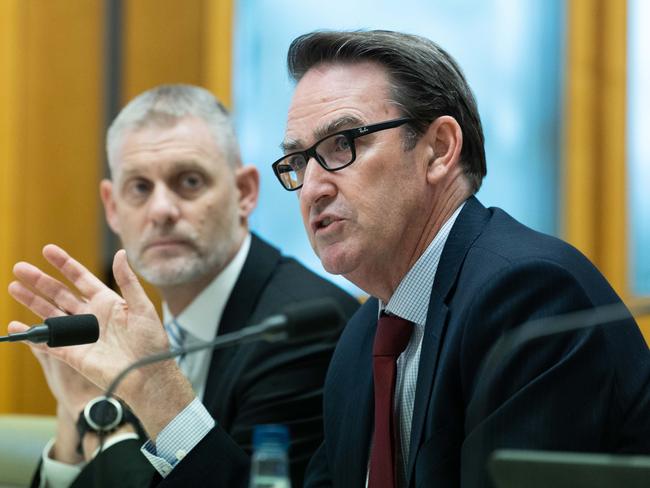 CANBERRA, AUSTRALIA - NewsWire Photos FEBRUARY 15, 2023: The Secretary of Treasury, Dr Steven Kennedy during senate estimates in Parliament House in Canberra.Picture: NCA NewsWire / Gary Ramage