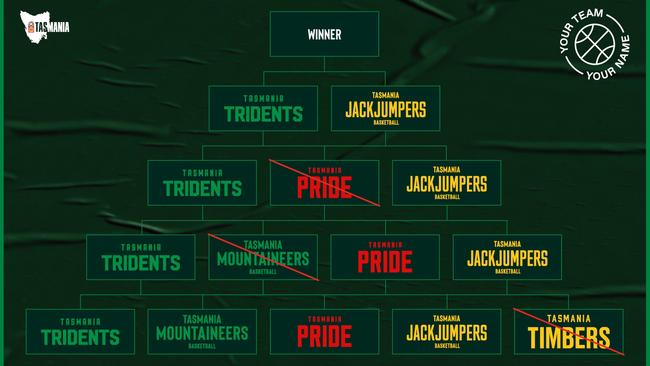 Team Tasmania name shortlist