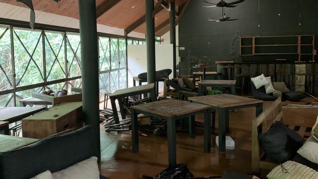 The award-winning Daintree Eco Lodge will not re-open until March 1 after suffering extensive flood damage. Picture: Supplied