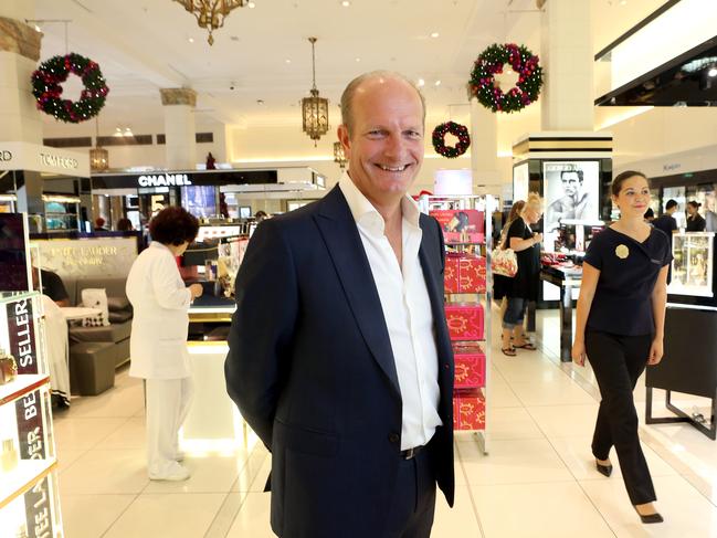 David Jones CEO Iain Nairn at the David Jones store in Sydney.