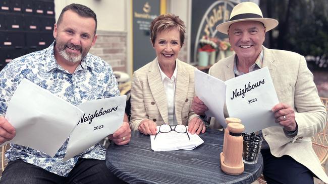 Moloney, Woodburne and Fletcher have signed on with the rebooted show. Picture: Supplied