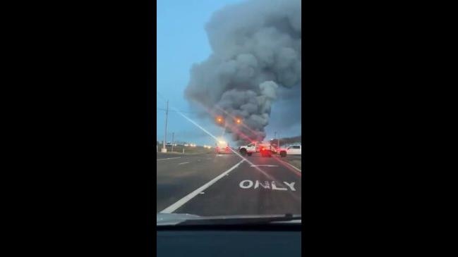 Huge Fire Engulfs Farm Buildings In Texas | News.com.au — Australia’s ...