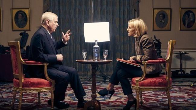 BBC Newsnight's Emily Maitlis interviews Prince Andrew over his friendship with Jeffrey Epstein. Source: BBC