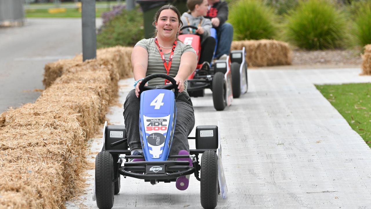 Fans at the Vailo Adelaide 500. Picture: Brenton Edwards