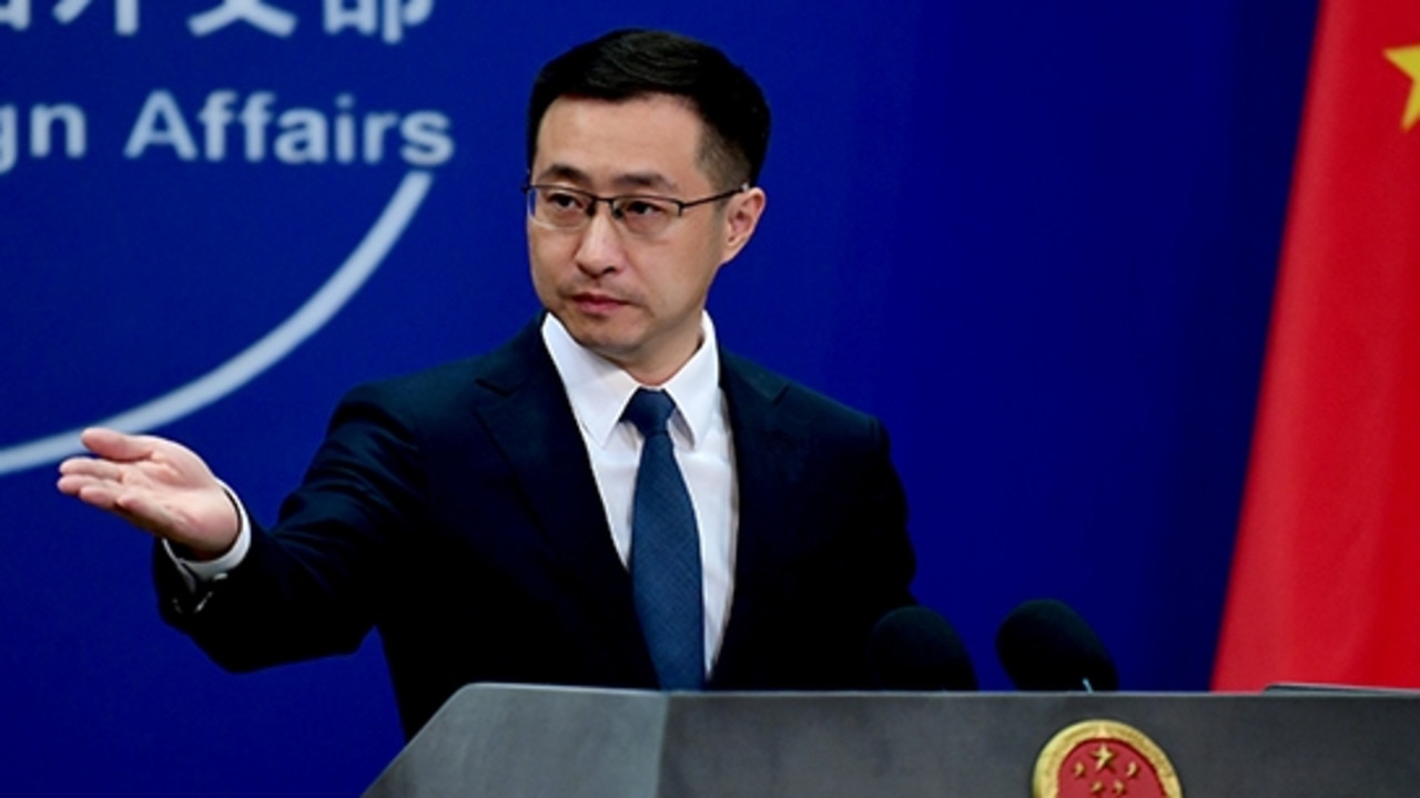 “Fentanyl is the United States’ issue, it is not China’s issue,” foreign ministry spokesman Lin Jian said. Picture: Supplied