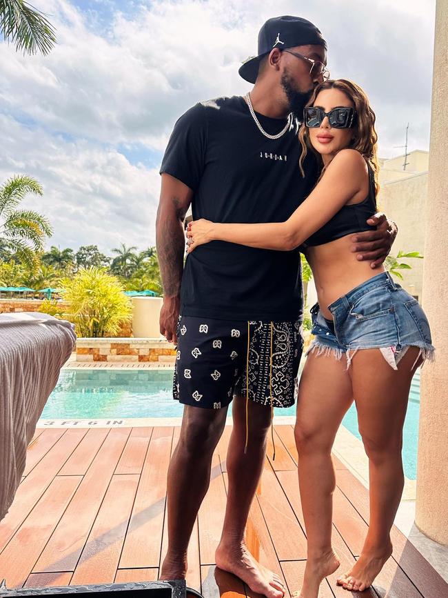 The break up has ruined the NBA legends. Picture: larsapippen/Instagram