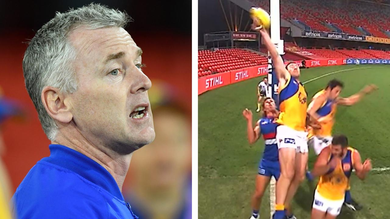 West Coast coach Adam Simpson spoke about this controversial goal review on AFL 360.