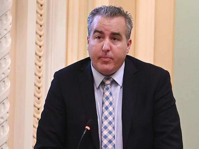 BRISBANE, AUSTRALIA - NewsWire Photos FEBRUARY 19, 2025: Member for Stafford James (Jimmy) SullivanParliamentary sitting day, including Question Time, at Queensland Parliament House in Brisbane.Picture: NewsWire / John Gass