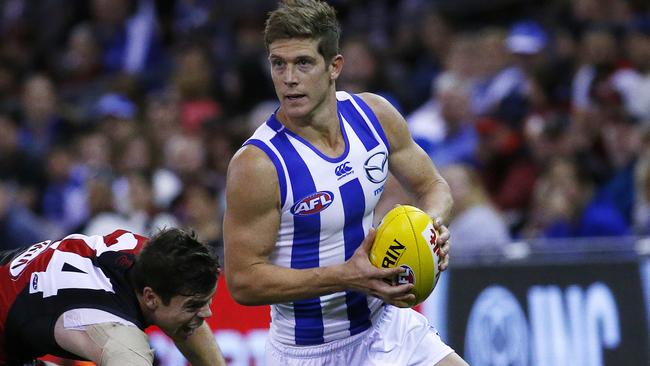 Nick Dal Santo is open to playing on in 2017 despite being cut by North Melbourne. Picture: Colleen Petch