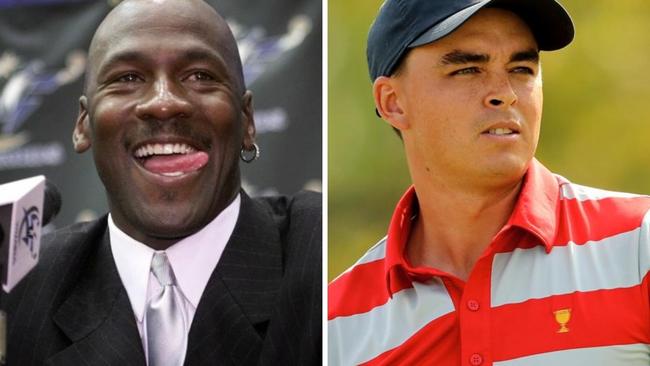 Michael Jordan and Rickie Fowler.