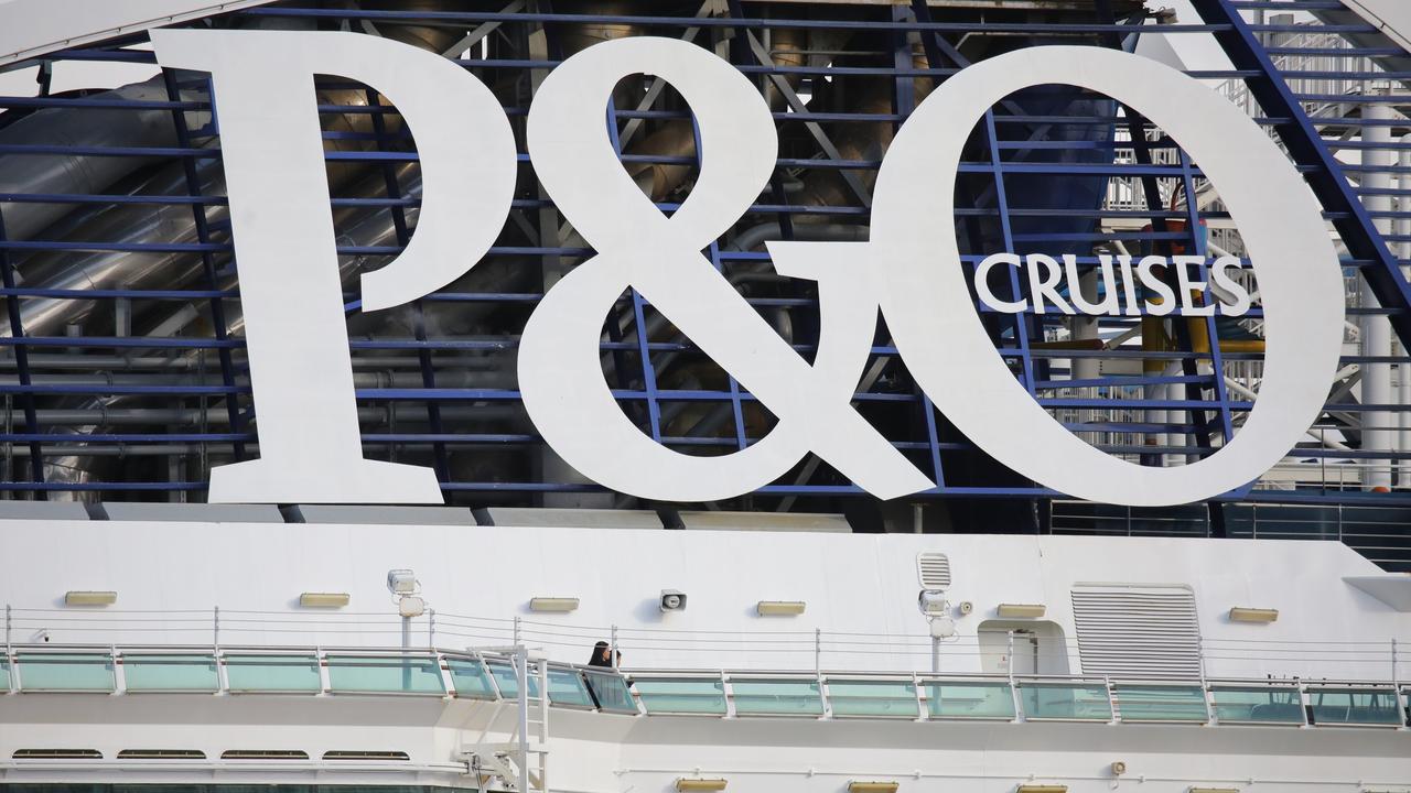 People pictured on-board the Pacific Explorer at the White Bay Cruise Terminal in Balmain. Picture: Christian Gilles