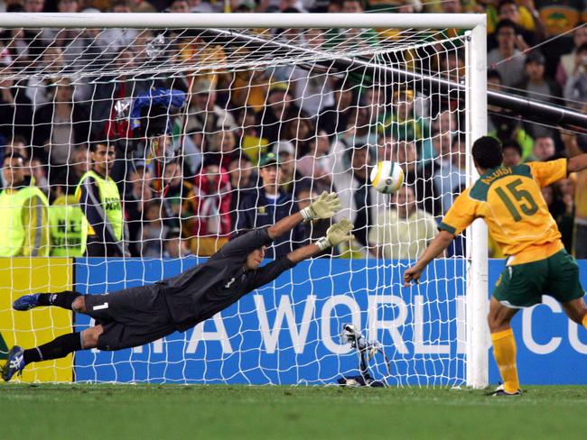 John Aloisi slots the winning penalty.