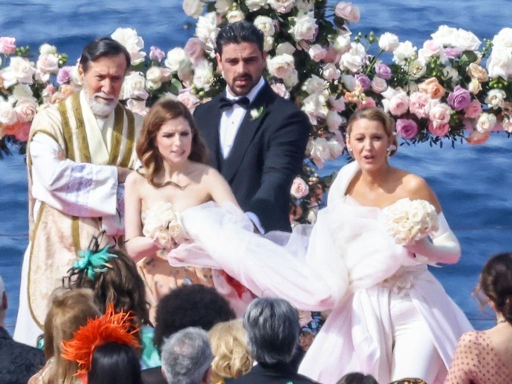 Blake Lively photographed wearing a wedding dress in Italy The Courier Mail