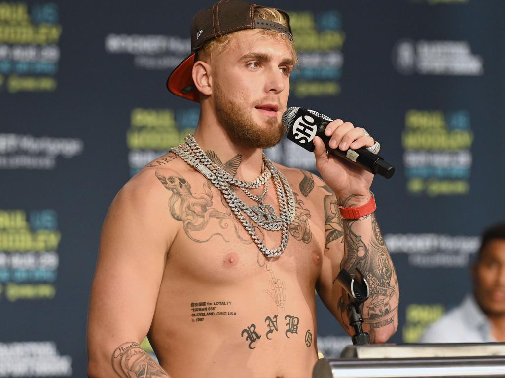 Jake Paul will face his toughest test so far against Woodley. Photo: Jason Miller/Getty Images/AFP