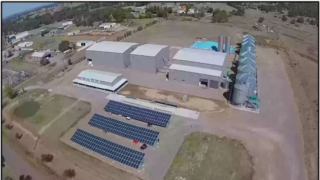 Figure 4 Drone Shot of Oilseed Processing Operations at Cootamundra, NSW, 2590.