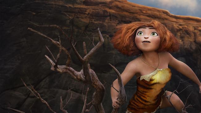 Dreamworks characters ... Eep from The Croods. Picture: Dreamworks