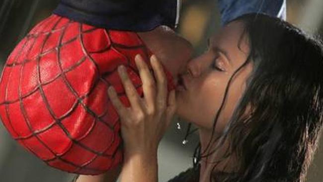 The moment that gave hope to geeks the world over. Summer and Seth share that infamous Spiderman kiss in the pouring rain.