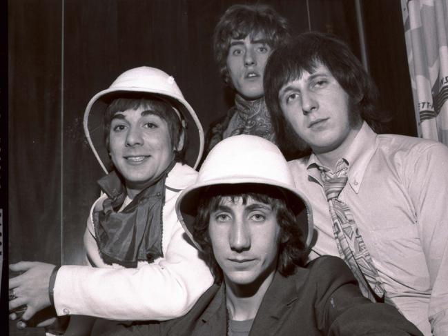 The Who at Brisbane airport in 1968.