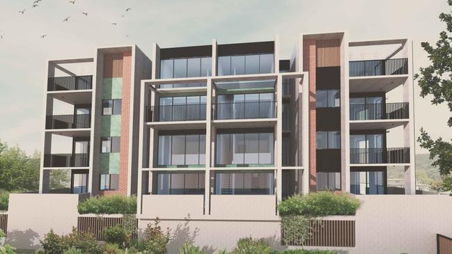 An artist impression of the proposed five-storey development.