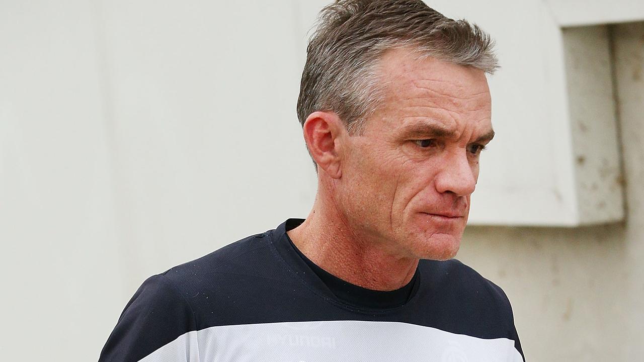 Former AFL star Dean Laidley has returned home and remains on bail after completing rehabilitation treatment in Geelong. Picture: Michael Dodge/Getty Images