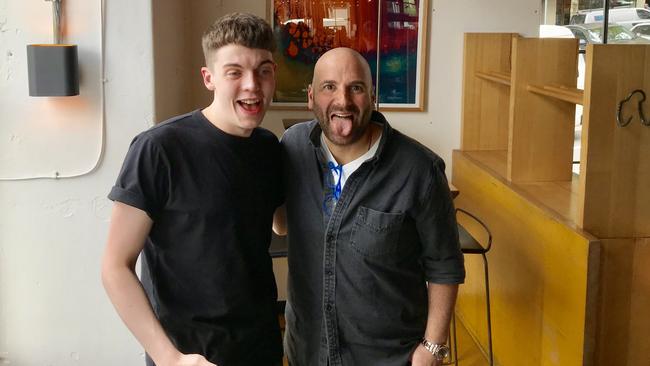 UK comedian Ed Night was on a mission to find George Calombaris.