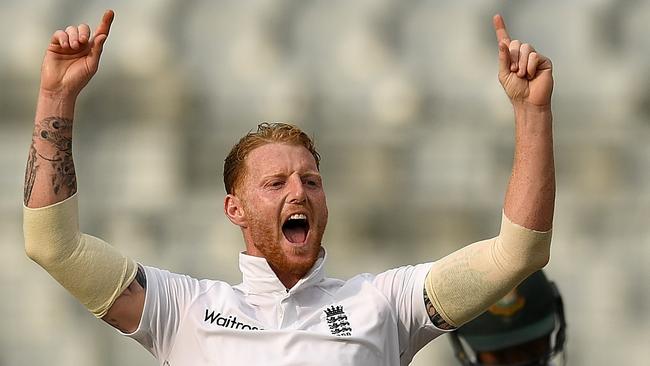Ben Stokes in action for England.