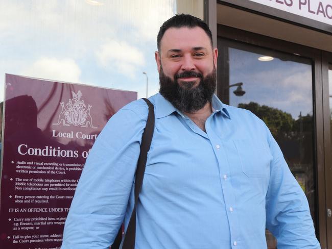 Former Blain MLA Mark Turner arrives at Darwin Local Court on Wednesday to contest a speeding ticket. Picture: Zizi Averill