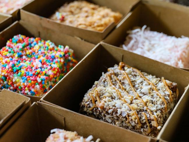 Who doesn’t love hundreds and thousands? Try some different lamington flavours. Picture: Jenifer Jagielski