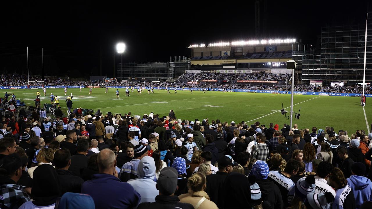 The crowd packed into PointsBet Stadium on Saturday. Picture: Matt King/Getty Images
