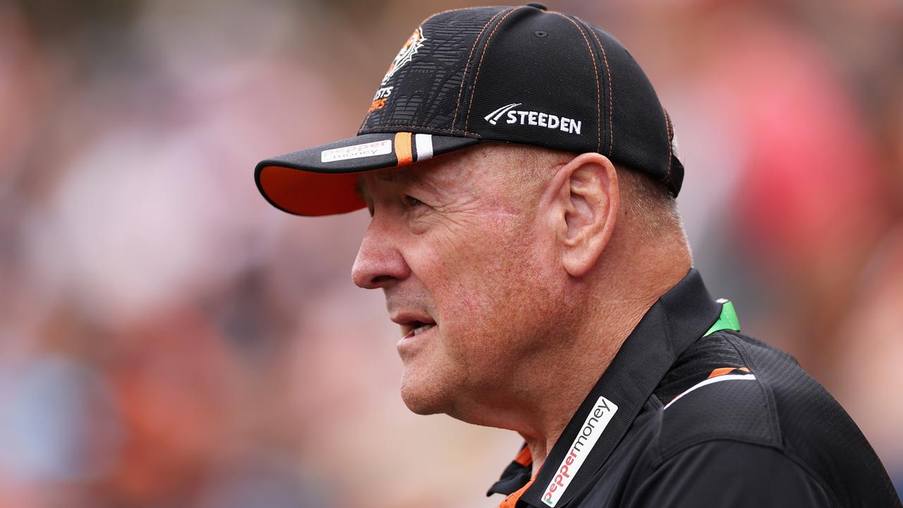 Wests Tigers coach Tim Sheens. Picture: Getty Images