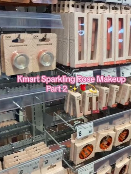 Kmart's new Sparkling Rose release has gone viral on social media. Picture: TikTok/@tanika.jaun