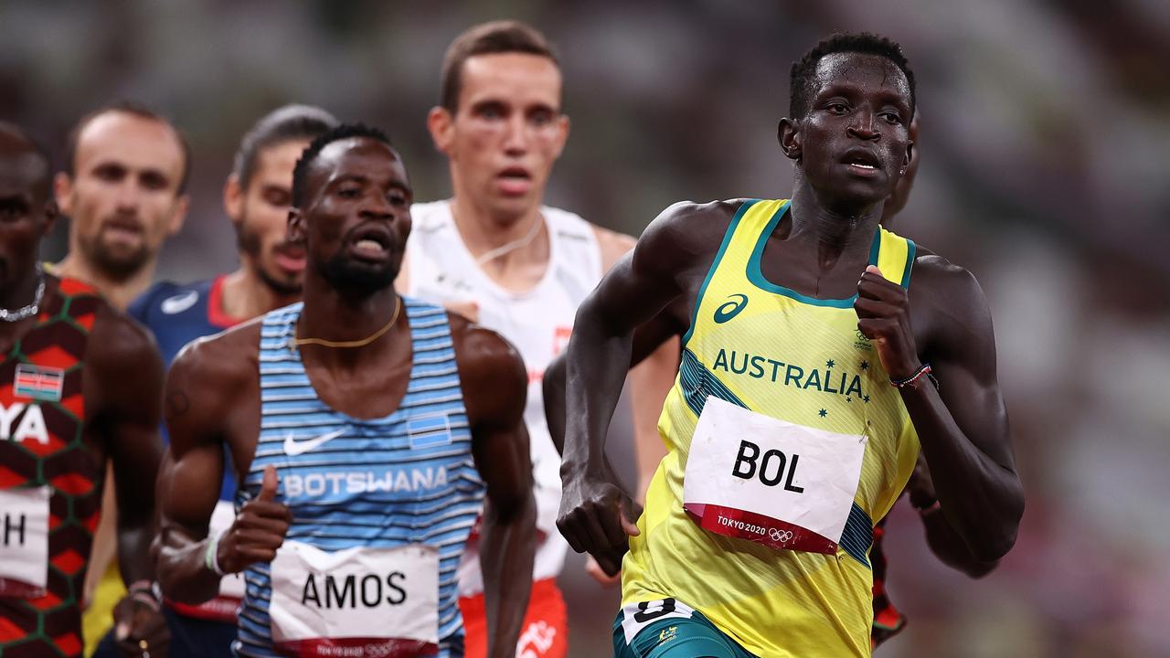 Peter Bol will be pushing hard for a medal in the 800m at the Commonwealth Games in 2022. Picture: Ryan Pierse/Getty Images