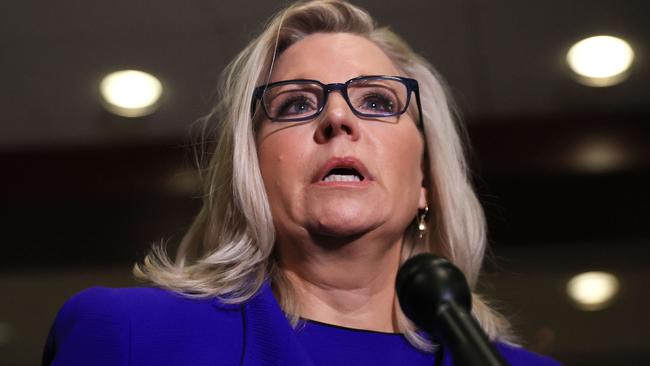 Liz Cheney has been removed from her leadership position after she become a target for former President Donald Trump and his followers. Picture: Getty Images/AFP