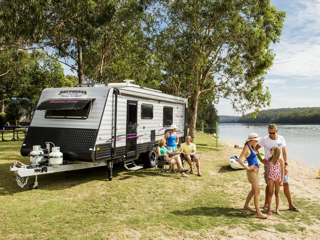 A camper trailer could make its owner about $10,000 a year, according to Camplify CEO Justin Hales. Picture: Destination NSW