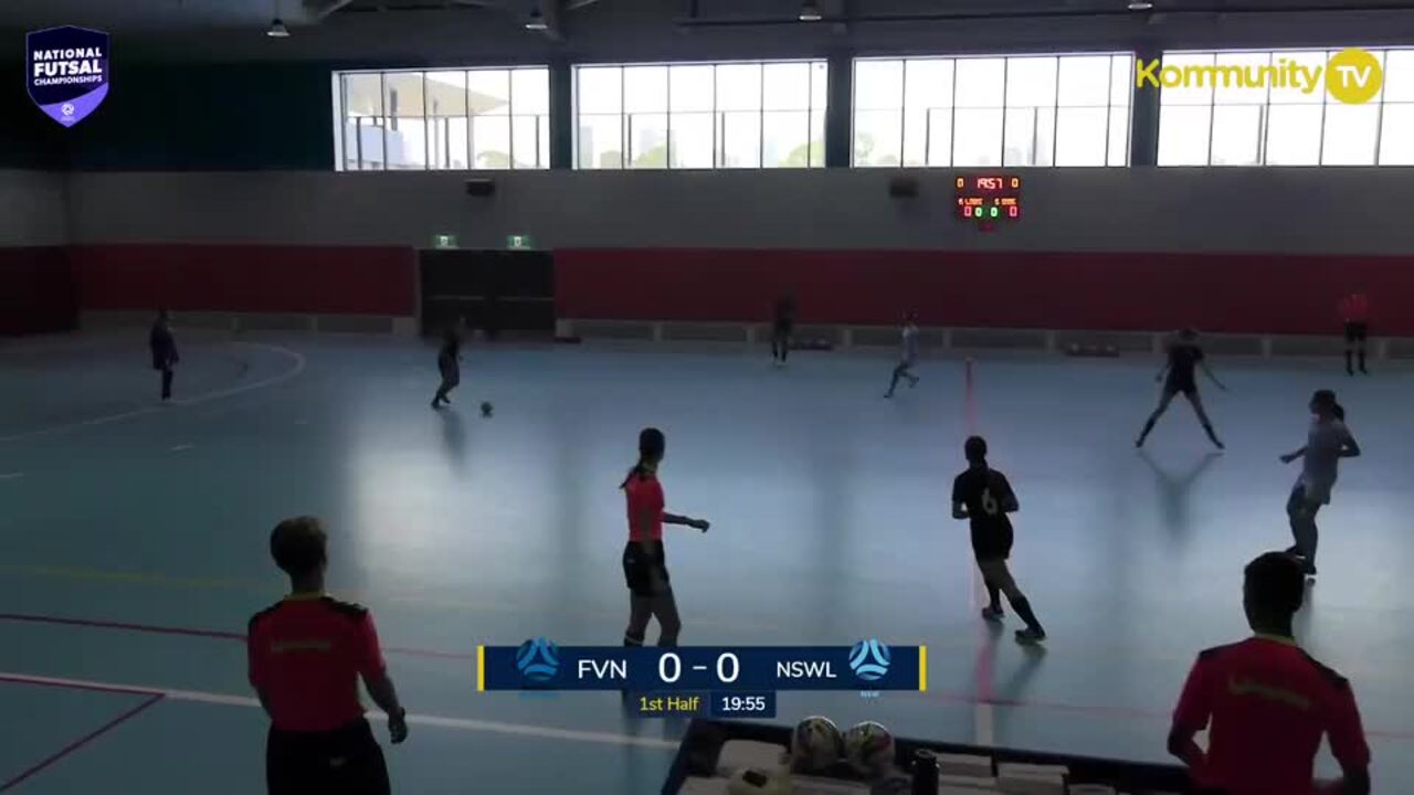 Replay:  Football Victoria Navy v Football NSW Lightning (U15 Girls) - 2025 National Futsal Championships Day 3