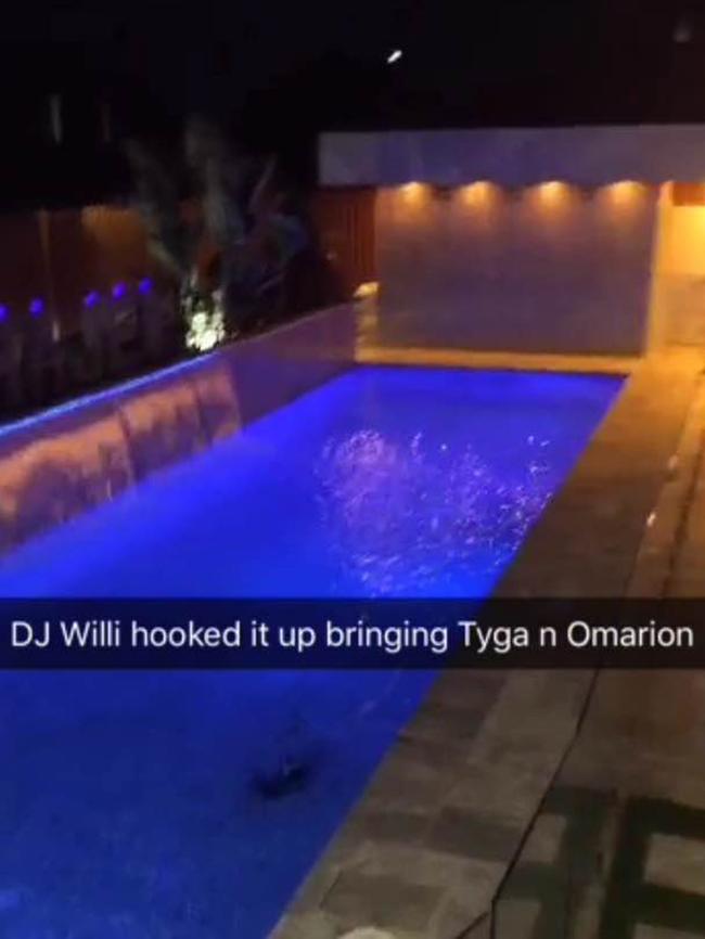 The Aussie DJ was impressed with the developer’s lavish home. Picture: Supplied