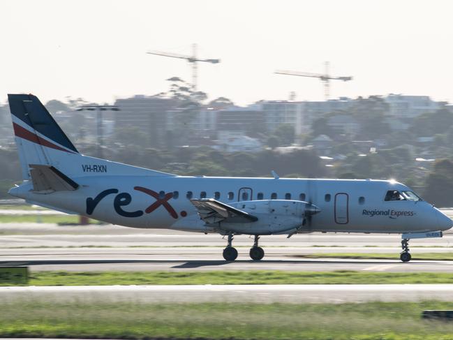 All frontline, customer-facing staff at Rex must be fully vaccinated against Covid-19 by November 1. Picture: James Gourley/AAP