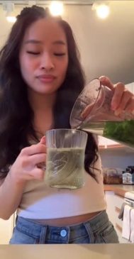 Lettuce water sleep hack on TikTok @lizzymwong