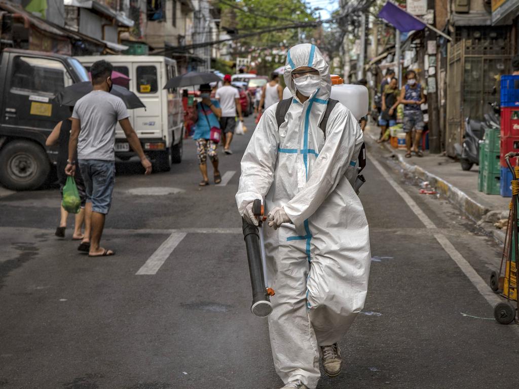 People can’t leave their homes except for essential trips. Picture: Ezra Acayan/Getty Images.