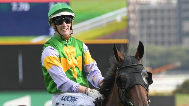 Jockey Blake Spriggs rode Vinnie Power to victory at Royal Randwick on November 6, 2018. (AAP Image/Simon Bullard)