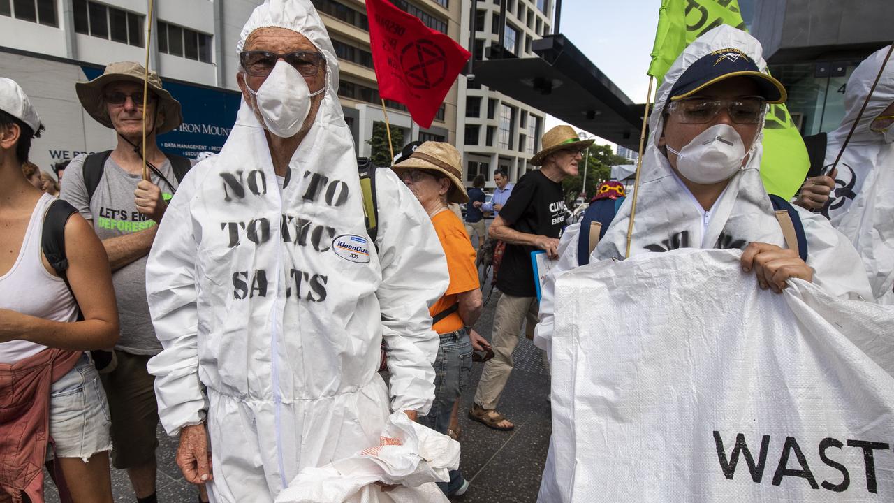 Premier Annastacia Palaszczuk says the Extinction Rebellion protests were “getting beyond a joke now”. Picture: AAP Image/Glenn Hunt