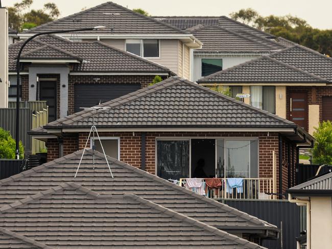 SYDNEY, AUSTRALIA - JANUARY 11: Medium density houses are seen in the Western Suburbs on January 11, 2024 in Sydney, Australia. Data from PropTrack, the property analytics division of REA Group, has revealed Australia's national rental prices rose 11.5% over the past year, with combined capital city rents up 13.2% to an average of $600 a week, driven by large increases in Sydney, Melbourne and Perth, The Guardian reported earlier this month. (Photo by Jenny Evans/Getty Images)