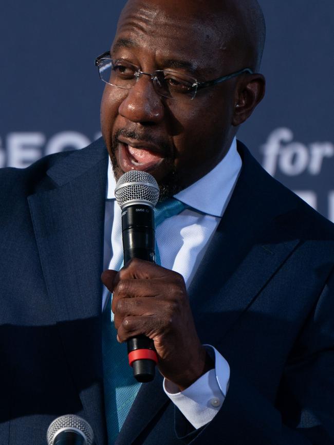 Democratic US Senate candidate Rev. Raphael Warnock. Picture: AFP.