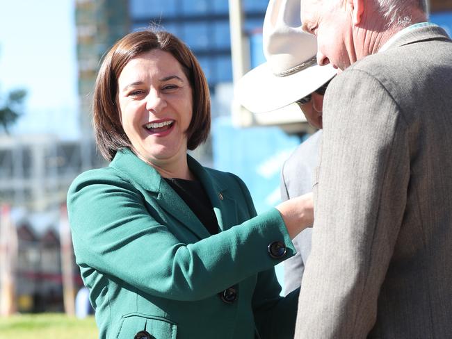 Opposition Leader Deb Frecklington at the Ekka yesterday. Picture: Annette Dew