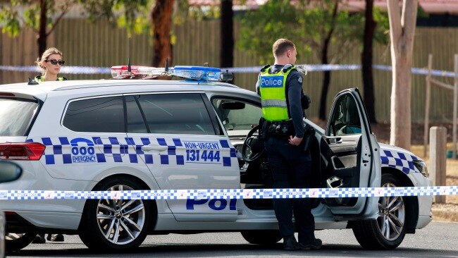 Police are investigating after a shotgun was allegedly used in a violent home invasion which left three men hospitalised. Picture: NCA NewsWire / David Geraghty