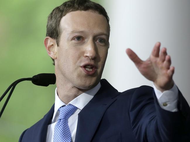 Facebook CEO Mark Zuckerberg is facing scrutiny following reports that a data mining firm used ill-gotten data from tens of millions users. Picture: AP Photo/Steven Senne