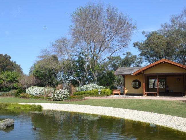 The existing Japanese Tea House within Edogawa Gardens.