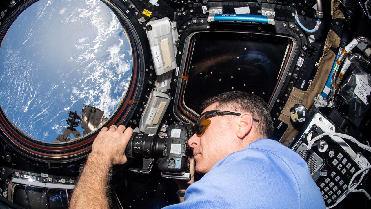 iss065e327446 (Aug. 30, 2021) --- NASA astronaut and Expedition 65 Flight Engineer Shane Kimbrough takes photographs of the Earth below as the International Space Station orbited 263 miles above the Atlantic Ocean off the coast of Brazil.