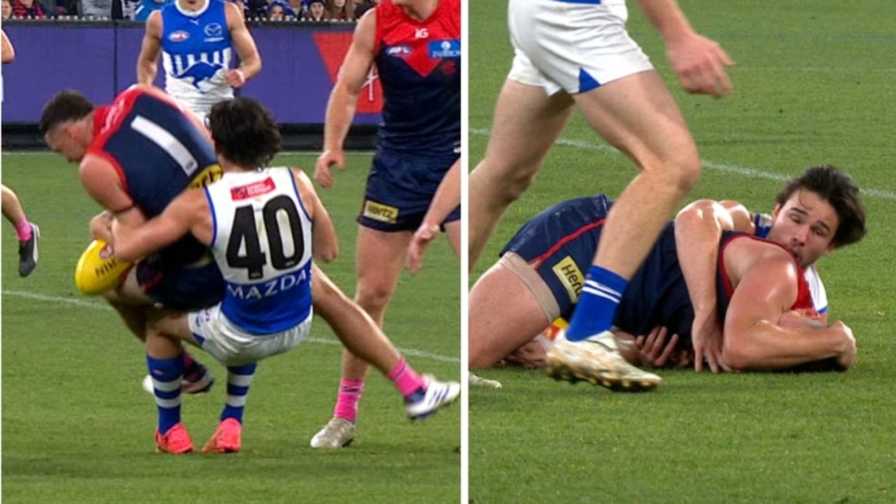 Demons star under scrutiny after ‘awful look’ in controversial free kick call